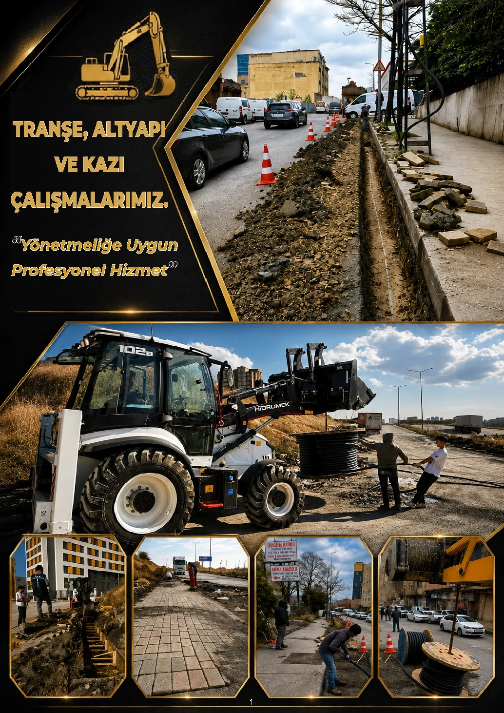 Alarhan Elektrik Altyapı & kazı uygulama ve hizmet görselleri